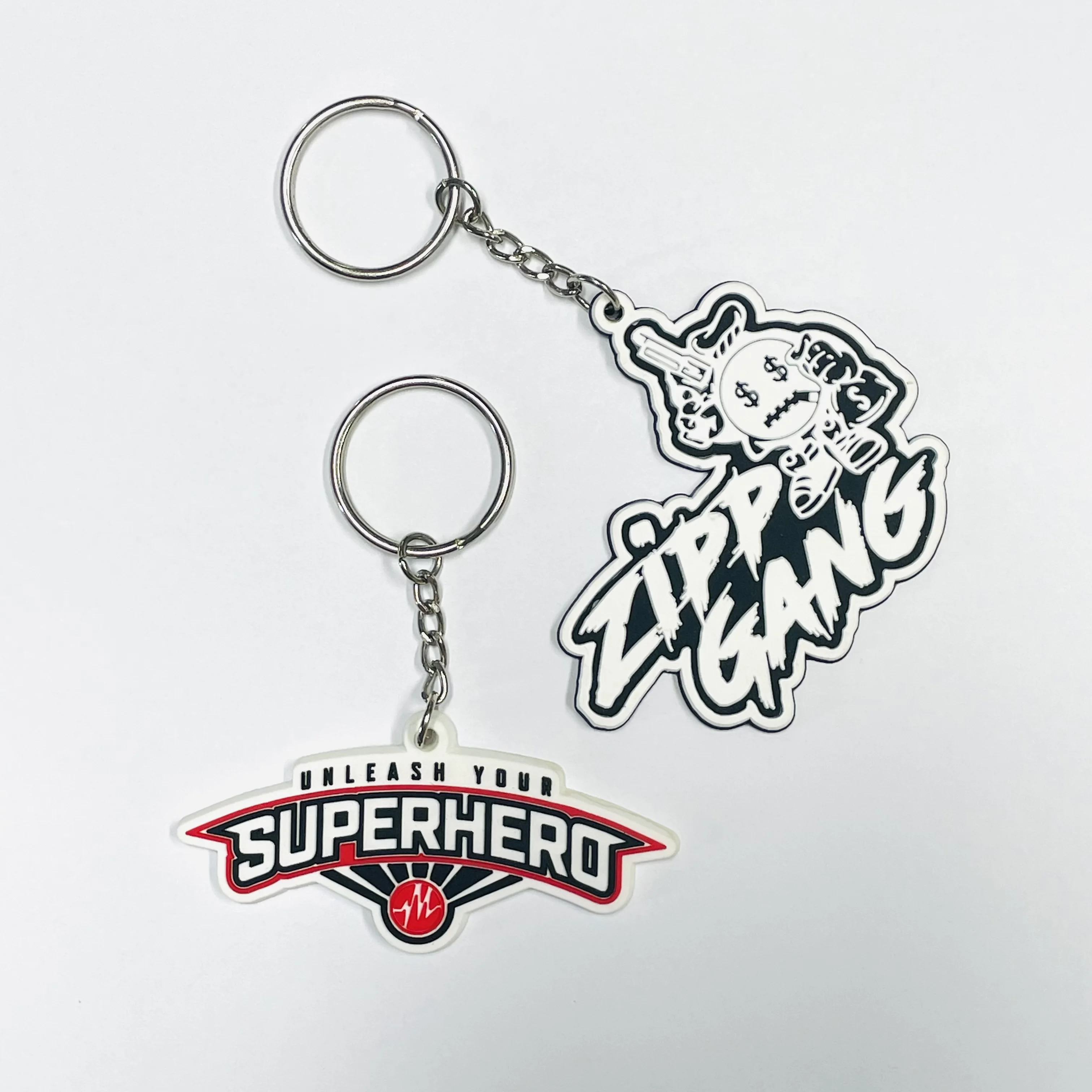 2D/3D Rubber PVC Keychain With Your Logo Name Custom Soft PVC Key Chain Soft Rubber Key chains Silicone Keyring