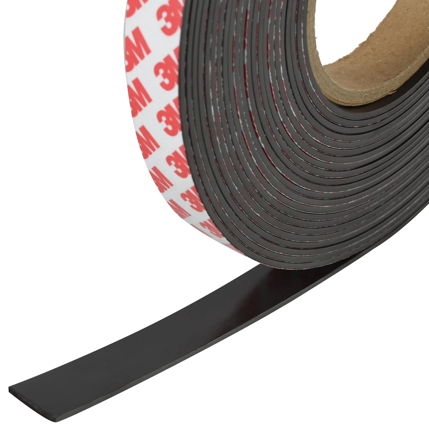 3M Flexible Magnetic Tape Rubber Magnetic Stripe Tape With Strong Self Adhesive