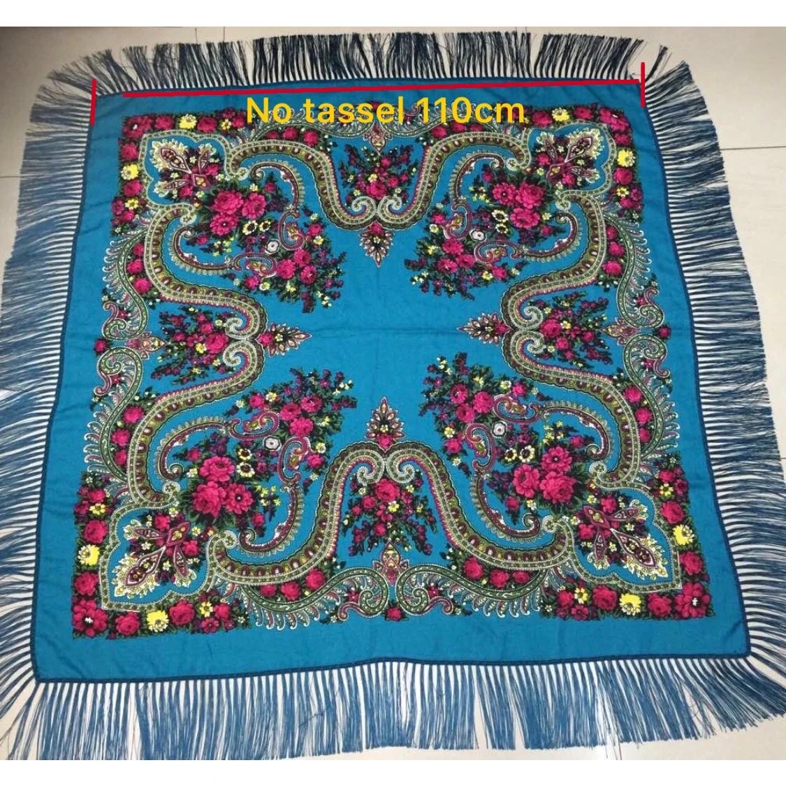 Autumn and winter cashmere plus colorful russian style square scarf ladies shawls wholesale