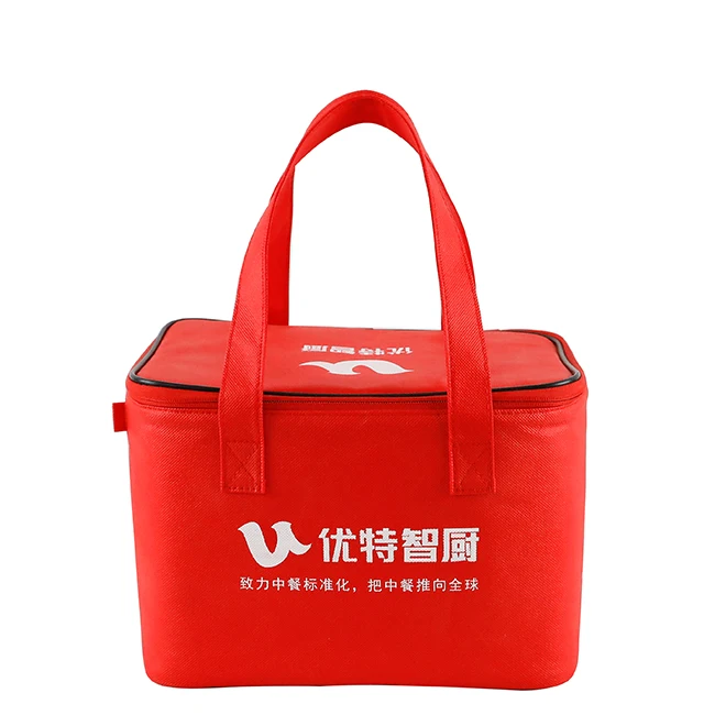 Custom Printed Portable In Stock High Quality  lunch bag Custom Thermal ECO Friendly Insulated  Picnic Lunch Food Bag Cooler Bag