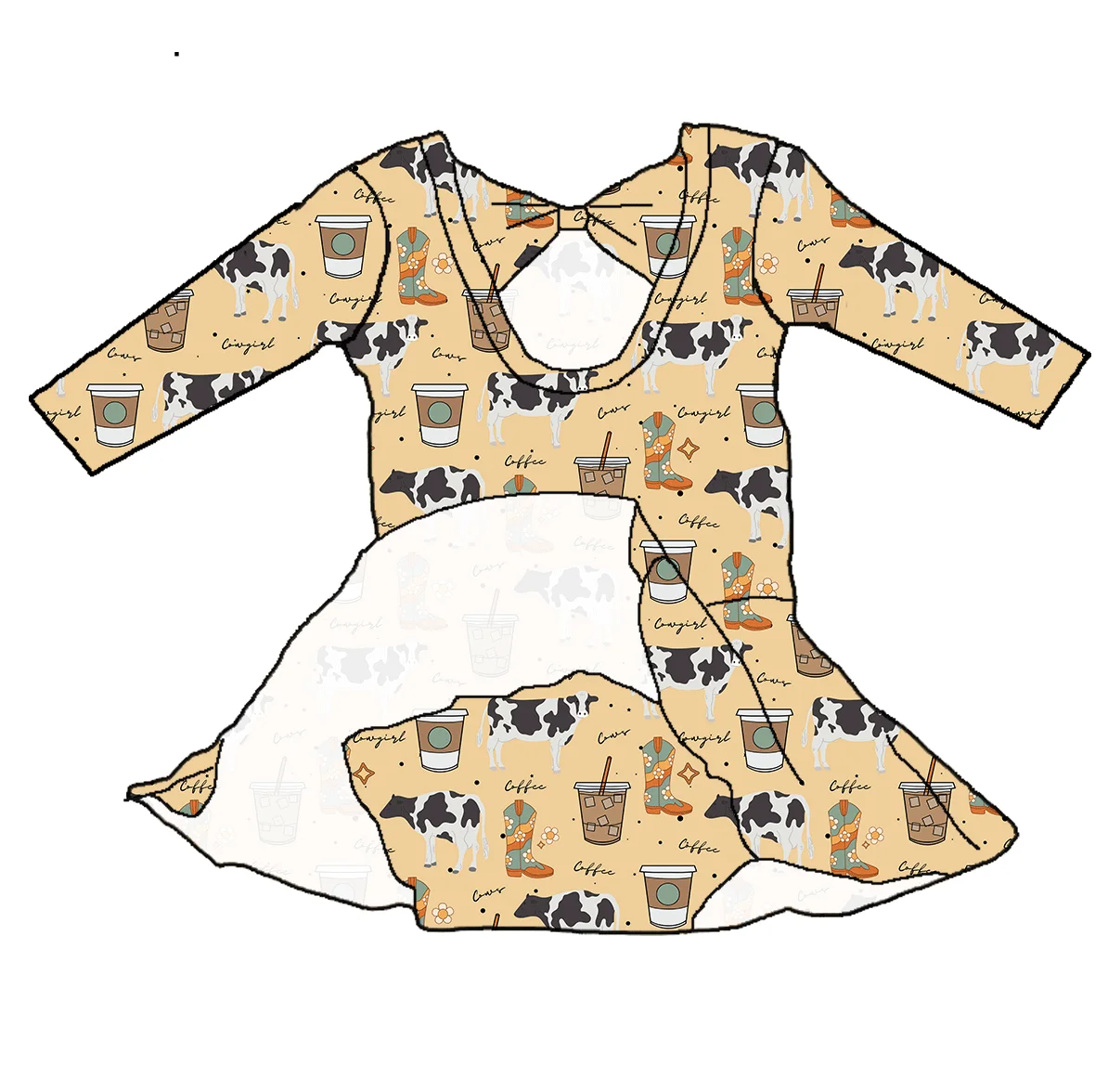 autograph toddler fashion Baby long Sleeve leotard girls sunflower pattern baby dance wear leotard with bow