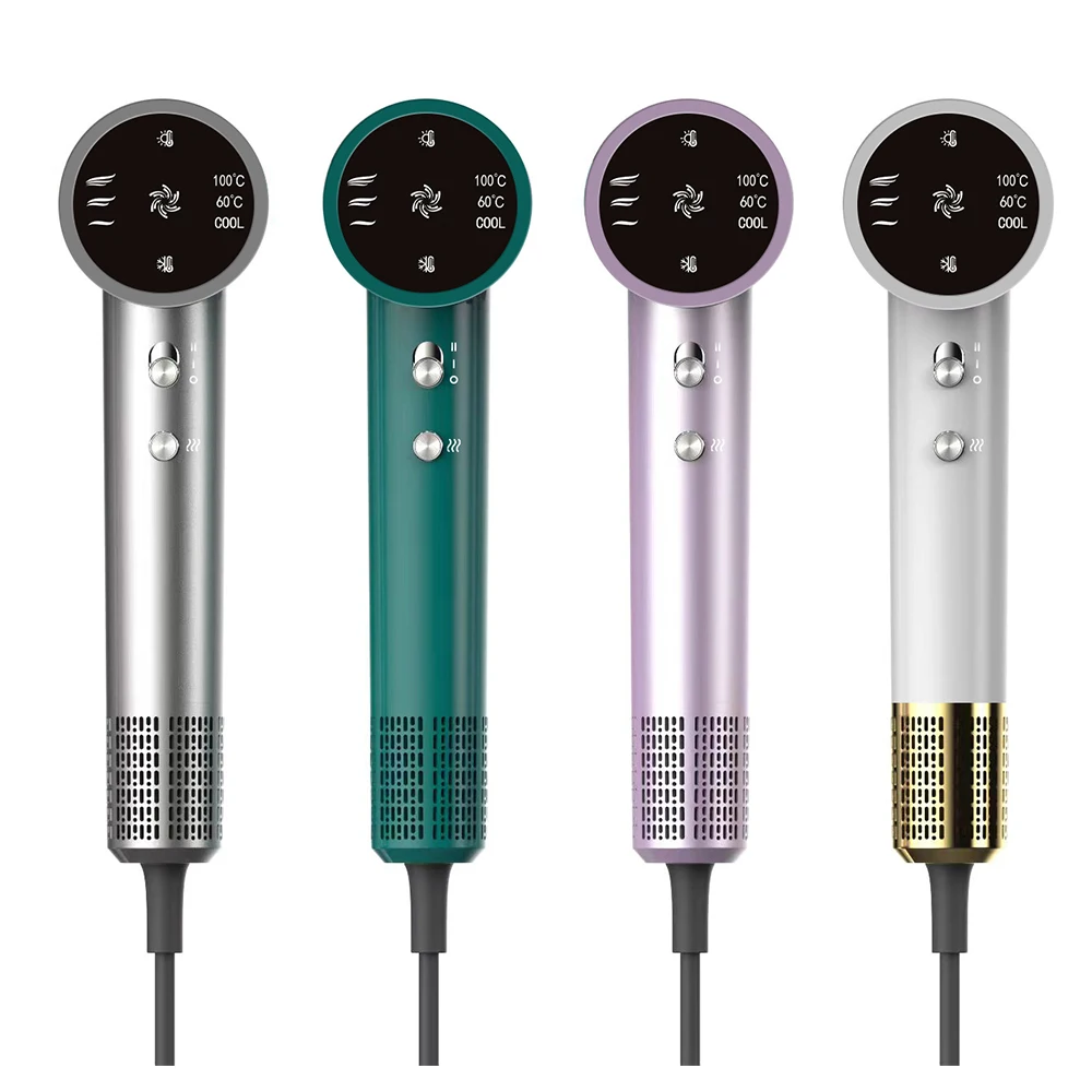 Factory Price Professional Salon Ionic  Hair Dryer with 1600W BLDC Motor Construction for Hotels and Households