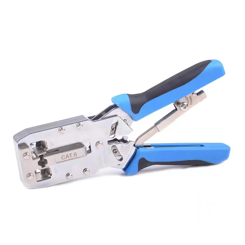 CAT6 RJ45 crimping tool 6p 8p network connector double ratchet pliers