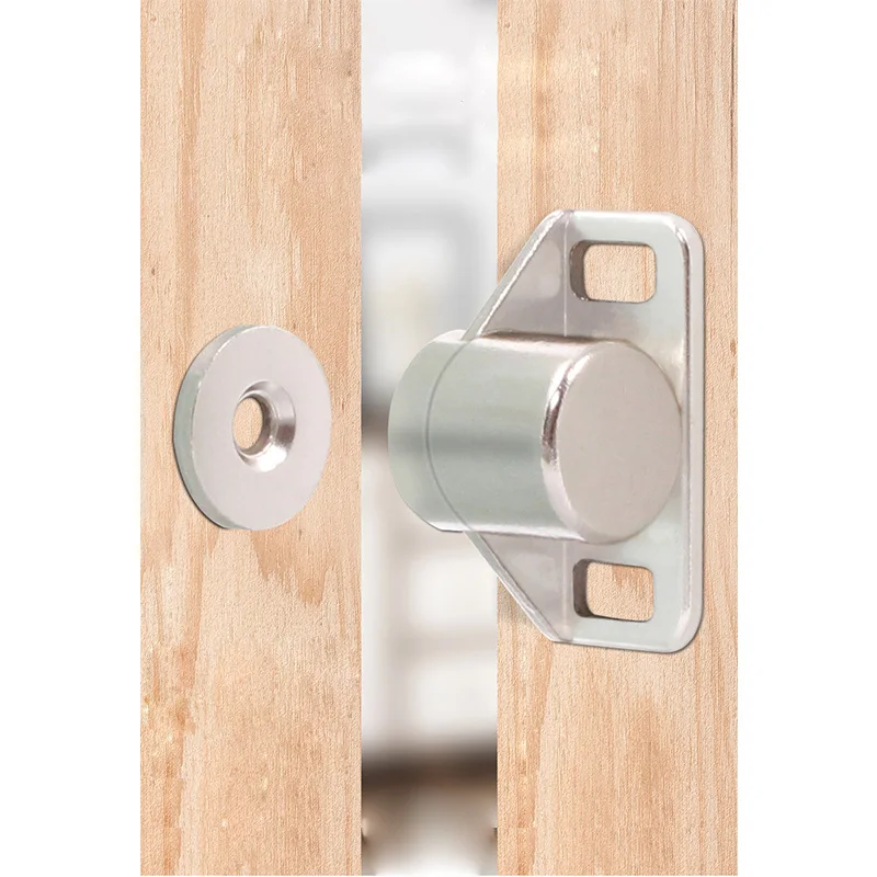 Furniture Accessories Magnetic Door Catcher Kitchen Closet Door Stopper Strong Cabinet door suction for Wardrobe