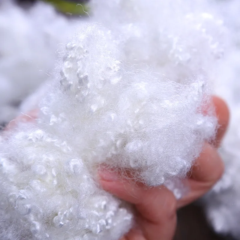 polyester fiber for padding hs hcs polyester fiber india high quality polyester staple fiber
