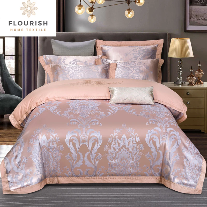 2022 Hot Sale High Quality China Wholesale Luxury Satin Bedding Home Quilt Bedding Set