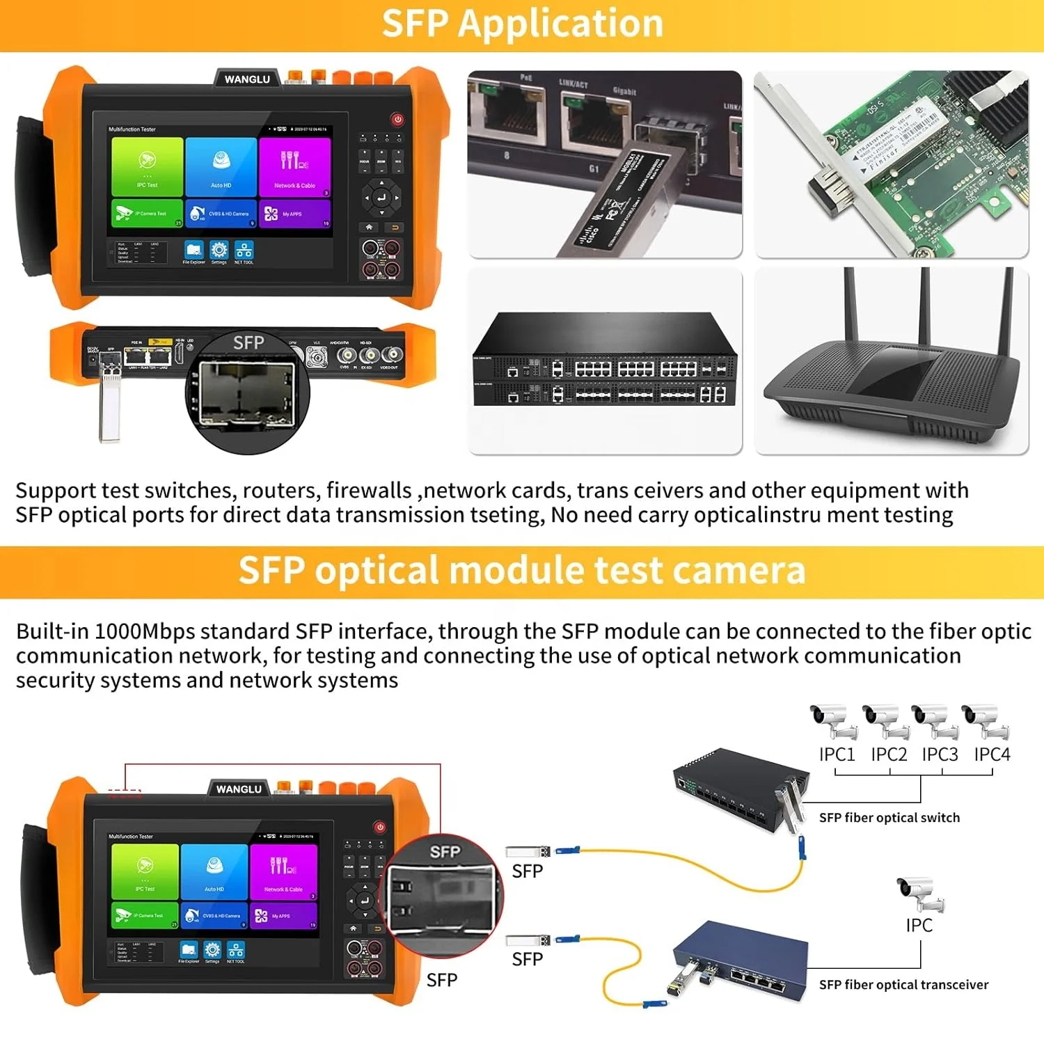 K15-CLMOVTADHSEFG CCTV Tester 8K IP Camera Tester 8MP AHD CVI TVI SDI CVBS POE VGA HDMI LED Lamp Cable Tracer GPS Video Monitor