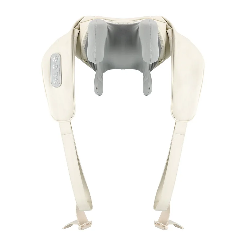 Electric Neck and Shoulder Massager Massage Pillow for Back Legs Waist with Kneading Feature Comfortable Shawl Design