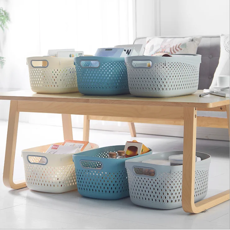 New hot sale hot sale plastic Material and home storage and decoration Use storage basket