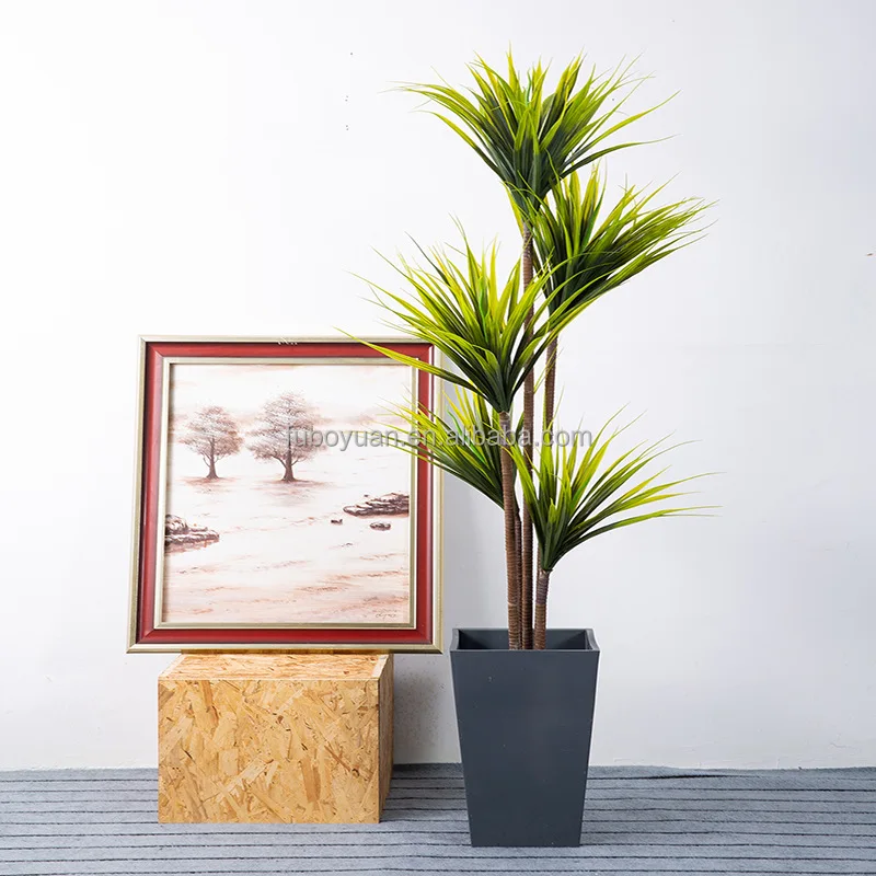 S02664 Indoor tree living room Decor Landscape Plant Tree Sago Cycas Trees Artificial Dracaena Plants artifical plants indoor