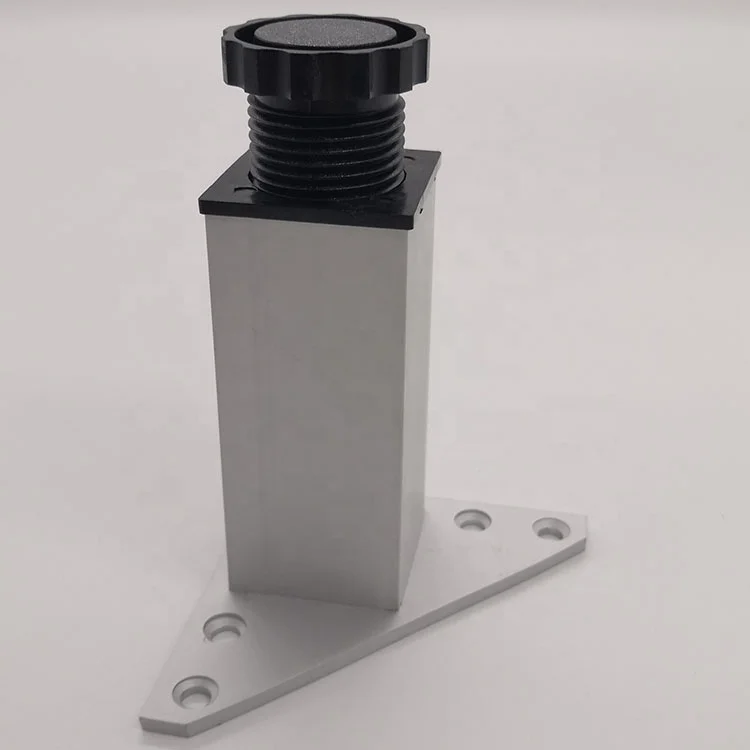 square style adjustable metal furniture legs wholesale replacement