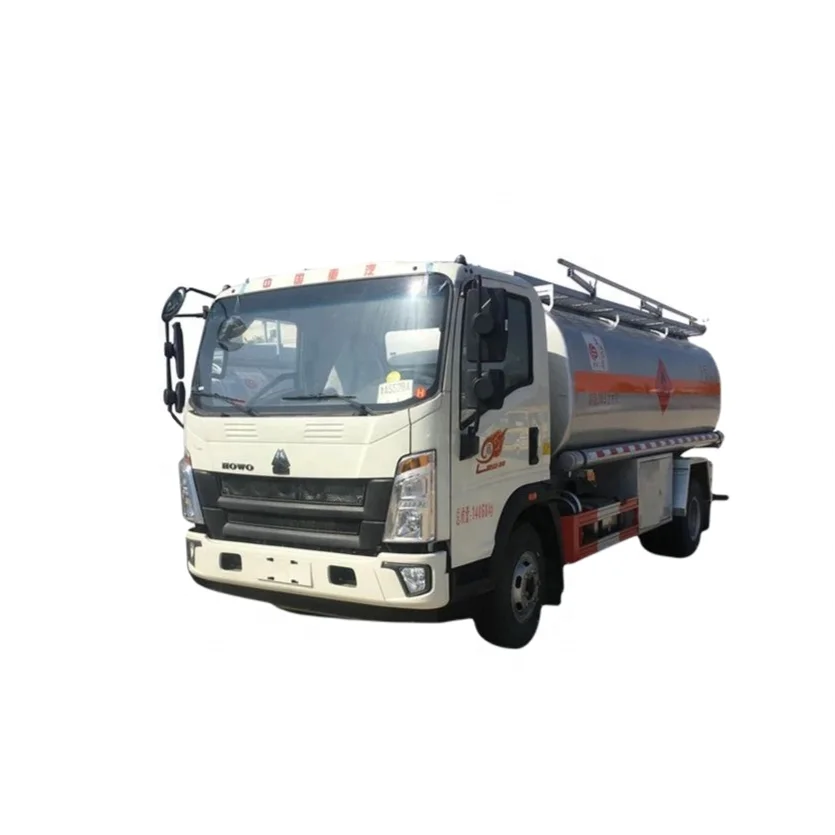 Right Hand Drive HOWO 10000L fuel tanker Refuel Truck with pump price in Guatemala