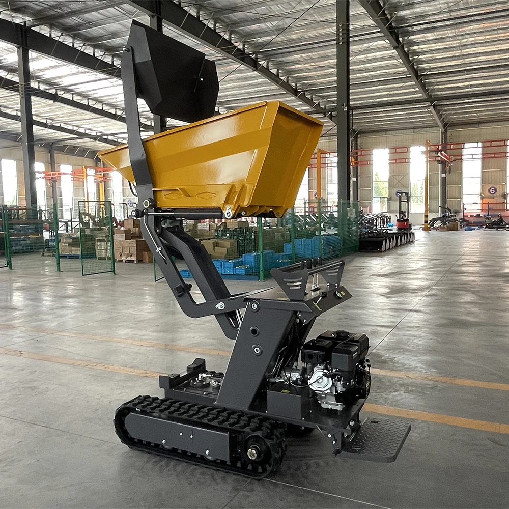 Free Shipping Dumper Crawler Dumper Truck Mini Tracked Dumper Hydraulic Diesel Mini Dump Truck Transporter