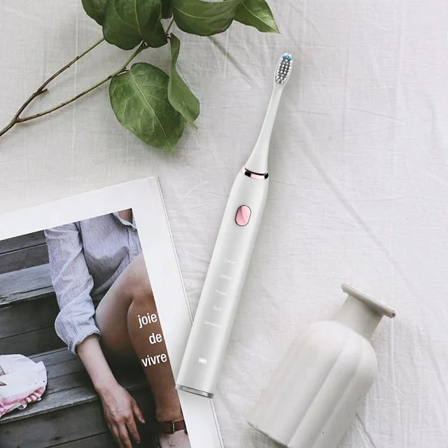 
Wireless Rechargeable Smart Electric Toothbrush For Adult Use 