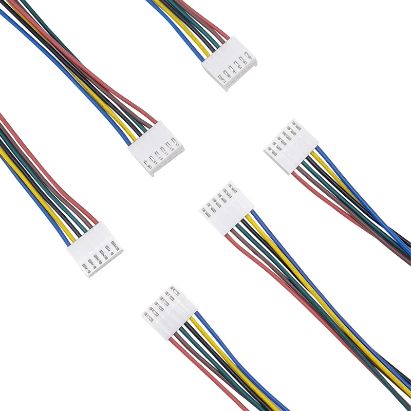 Factory Custom Cheap Wiring Harness  6Pin Mo lex  2.54mm Pitch Connector Electronic Cable Assembly Wire Harness