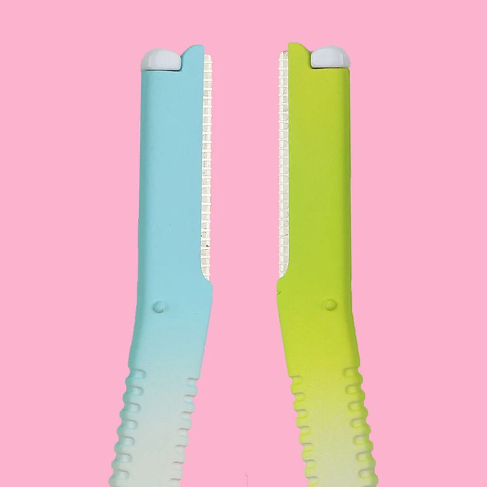 Hot Sale High Quality Custom Lady Make-up Tools Hair Facial Razor Stainless Steel Eyebrow Shaper Beauty Facial Scraper