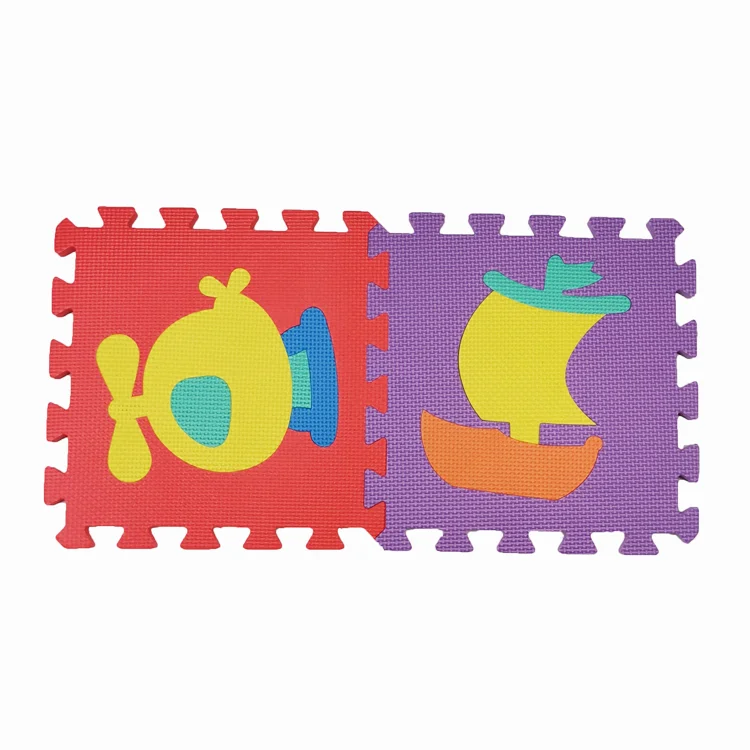 wholesale high quality durable using Non-toxic antiskid for babies baby round crawling EVA foam mat