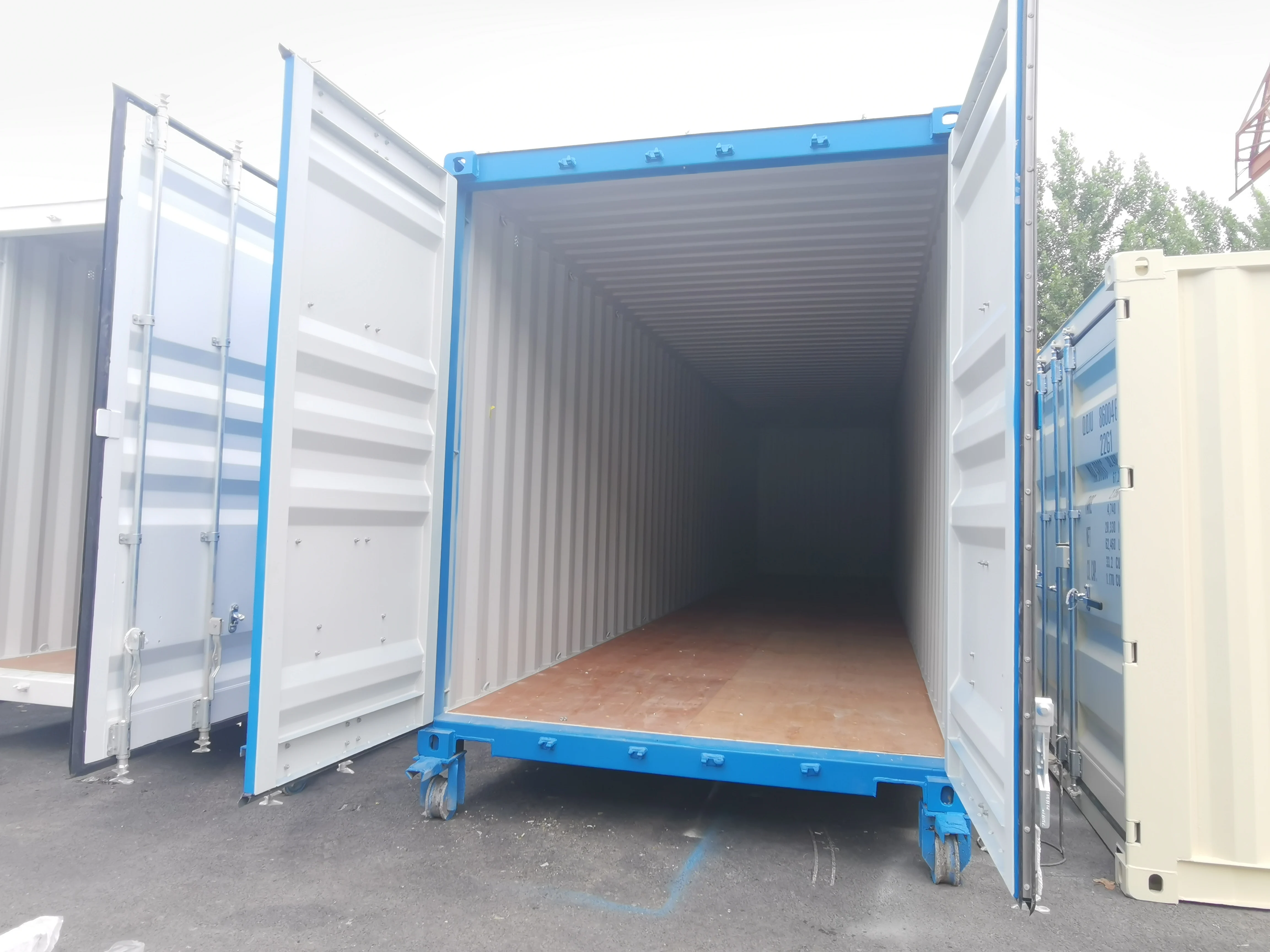 New selling superior quality blue moving container manufacturer storage shipping dry container