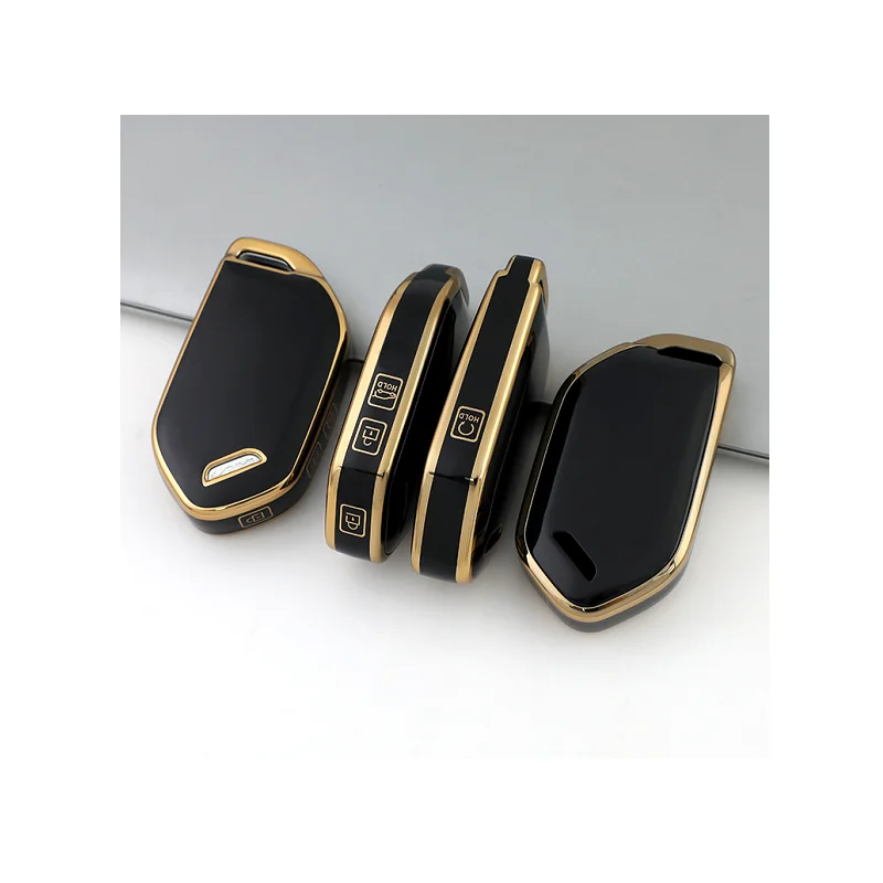 Hot selling TPU Car Key Case Shell Fob Cover Accessories remote key cover Smart For Kia New Car Key fob cover