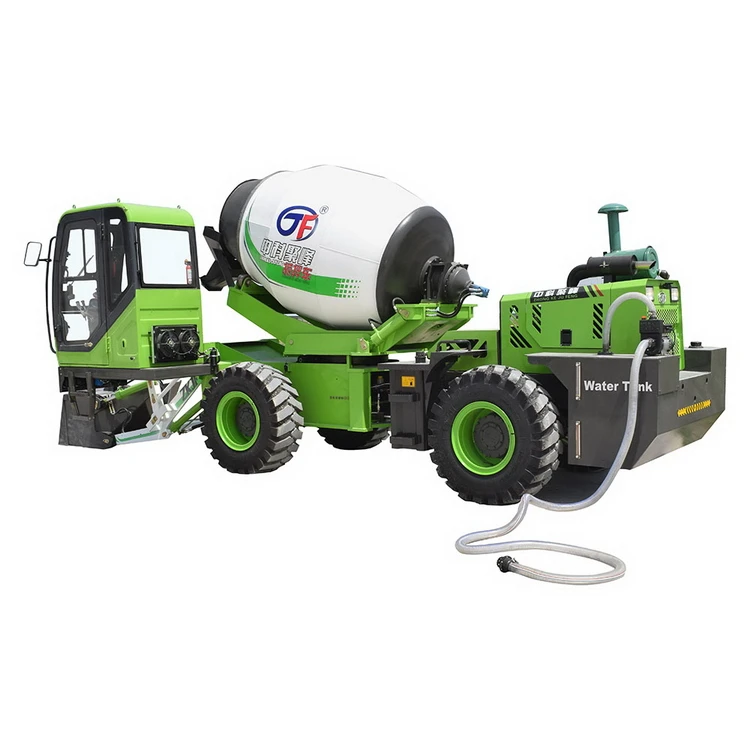 Construction machinery 2.6m3 Self Loading Concrete Mixer with weighing system