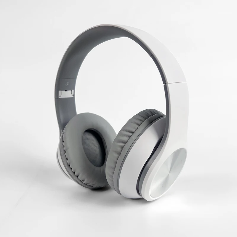 Оптовая продажа, Bt 5,2, легкие Накладные наушники, беспроводная гарнитура с динамиком, стерео, бас, регулируемые беспроводные наушники 2022