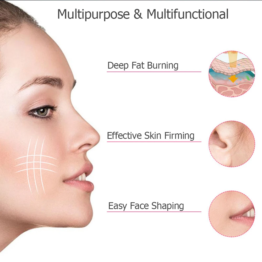 EMS Intelligent V-shaped Face-lifting Reduce Facial Fat household  Massage Firming face Masseter Beauty Equipment