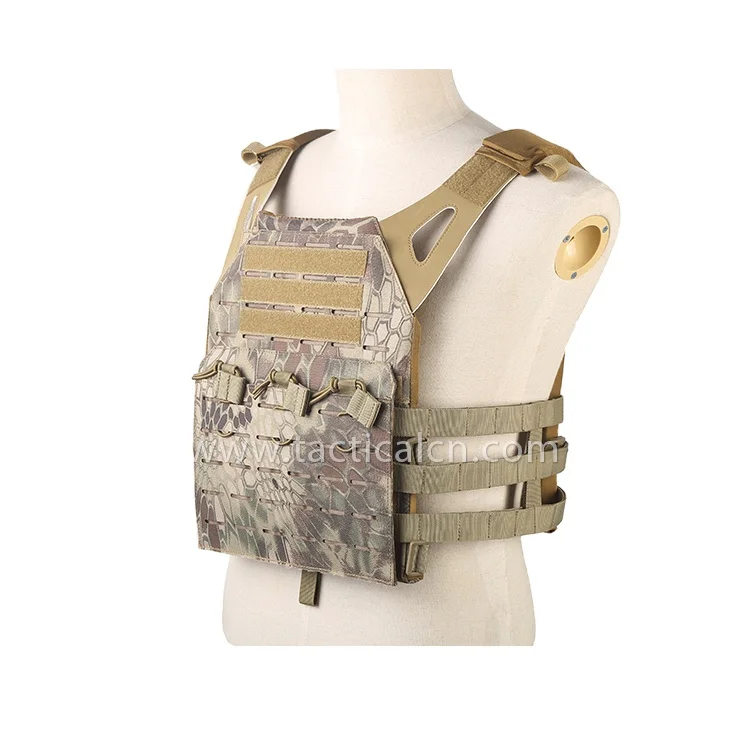 Laser Cut Molle Tactical Vest Plate Carrie Vest With 5.56 Pouch Outdoor Protection Vest