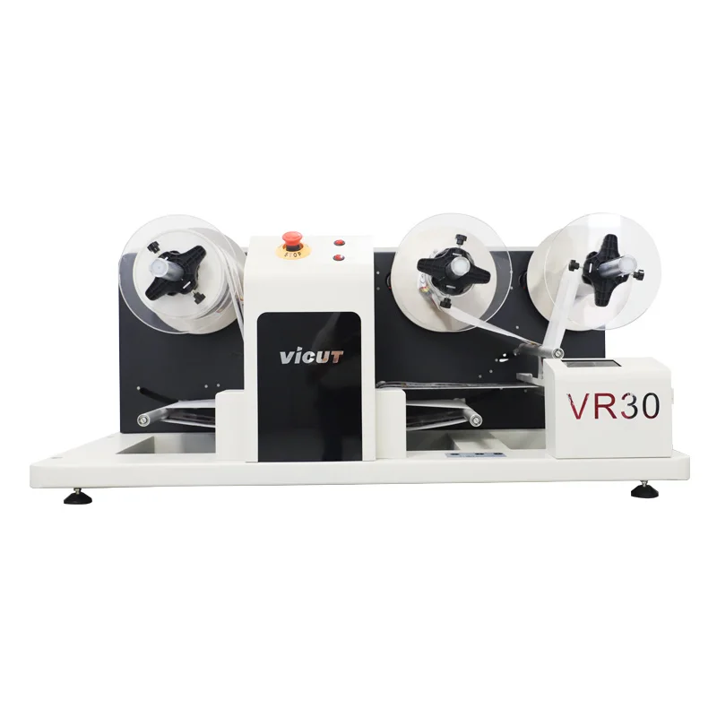 VICUT VR30 automatic digital roll to roll label die cutter rotary label cutter for label and sticker processing