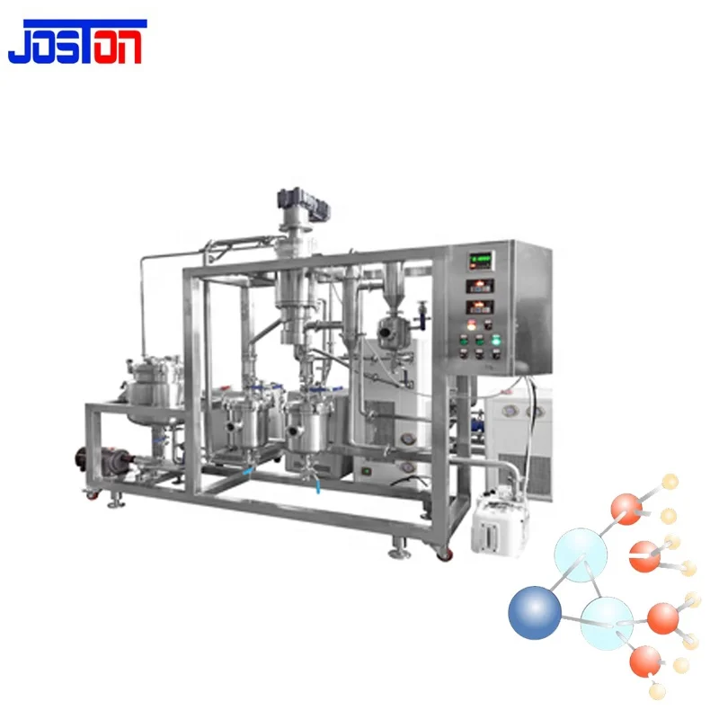 JOSTON SS316L hemp oil fish oil flower oil  Making Evaporator Agitated Film Vacuum short path Molecular Distillation machine