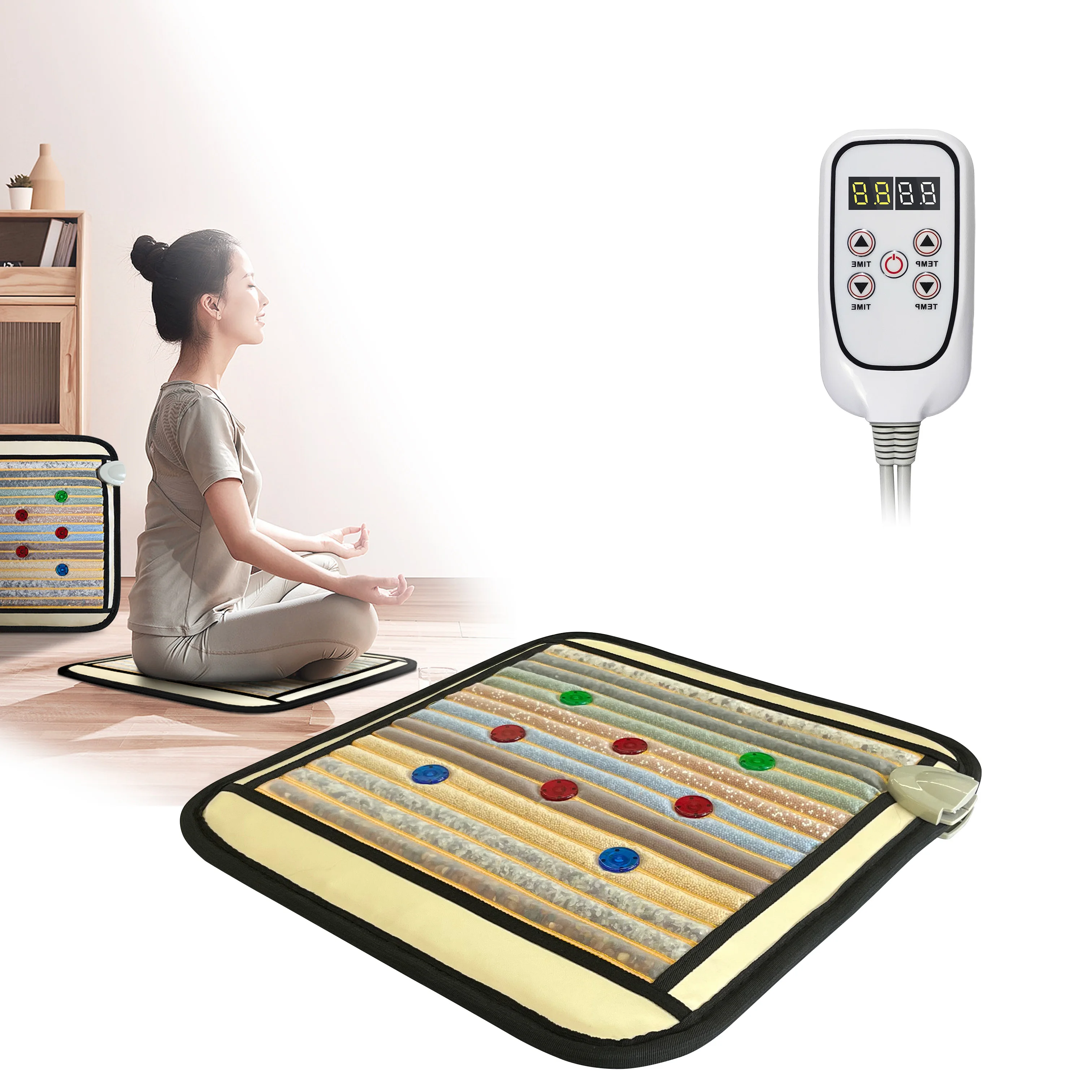 Health care products Mini FIR heating therapy far infrared crystal mat