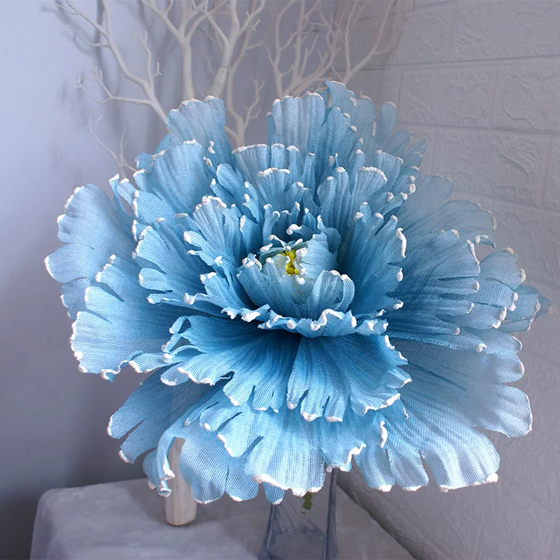 Wholesale Silk Artificial Giant Big Peony Flower For Window Dressing Decoration