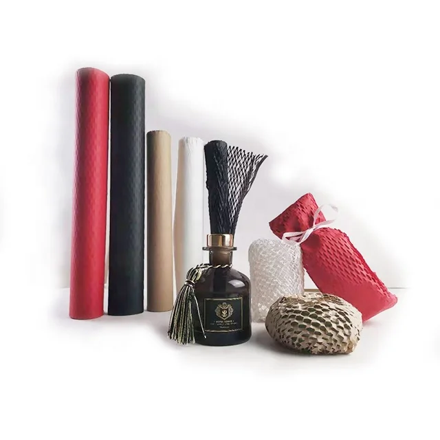 
Glass Packaging New Design Factory Price Wholesale Custom Size Logo Eco-friendly Honeycomb Kraft Wrapping Paper Sheets 