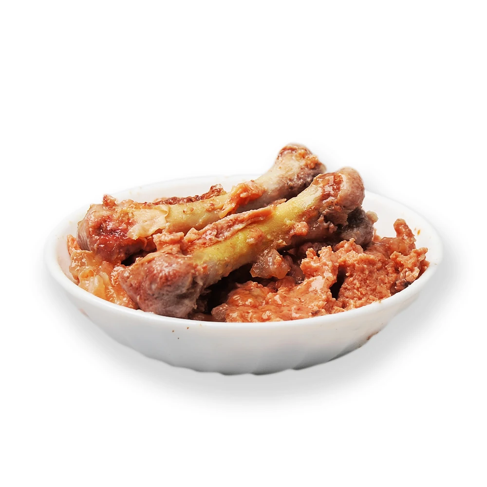 OEM Chicken and Bones Wet Food Pet Treats for Cat & Dog