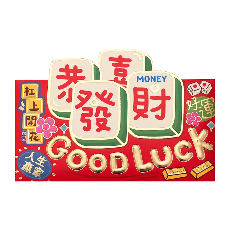 Wholesale 2025 Snake new year cartoon lucky money envelope custom creative print personality logo greeting paper card envelope