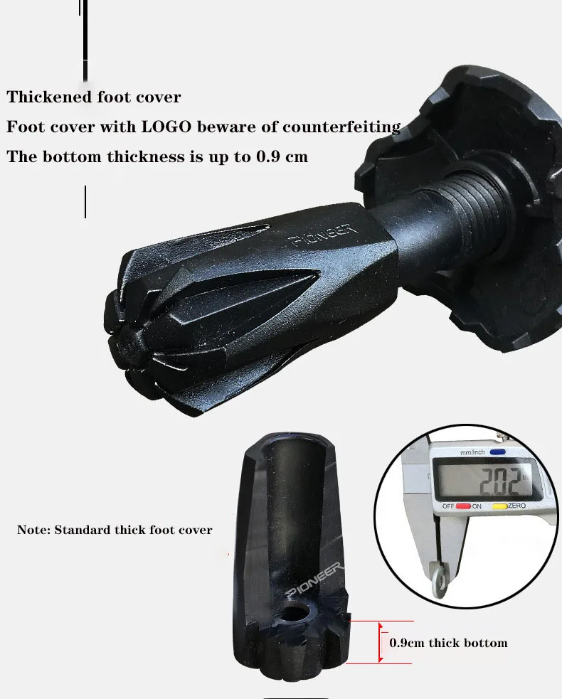 Carbon fiber folding sticks scalable five cane cane outdoor field required