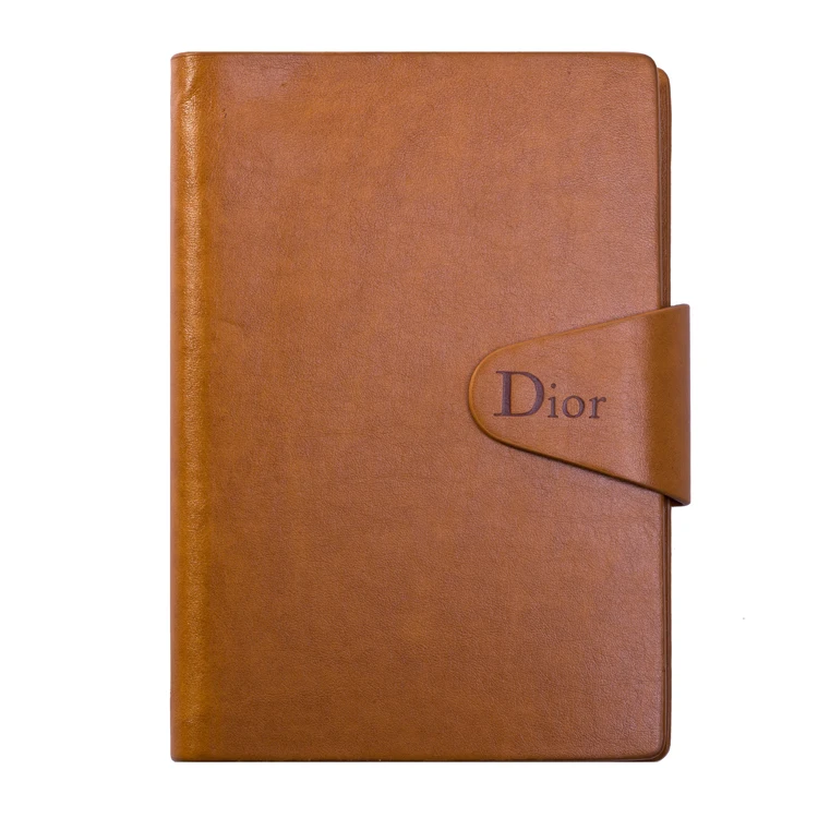 journal custom hardcover school supplies pu leather cover 6 ring binder undated lined planner notebooks