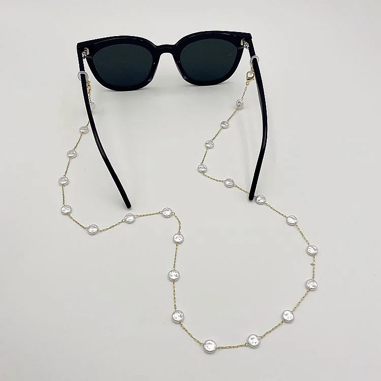 Hot Fashion Pearl Handmade Beaded rope glasses chain multi-purpose accessories hot selling handmade decoration Necklac