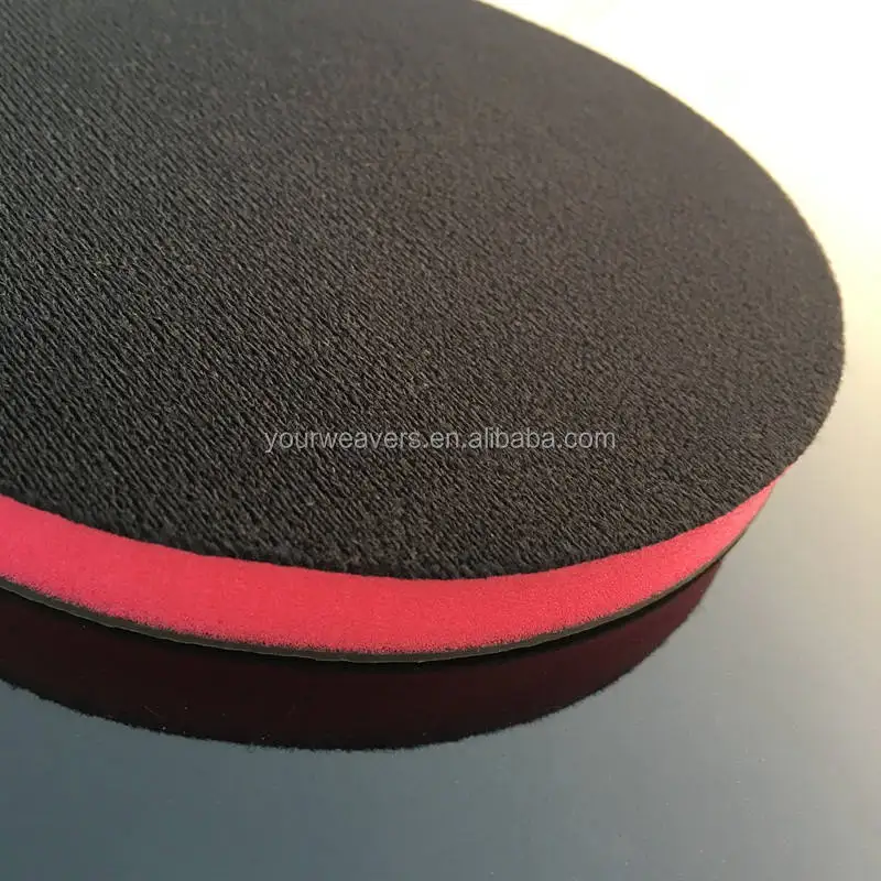 High Quality Medium Grade Red Foam 6 Inch Clay Pad Car Care Decontamination Clay Pad