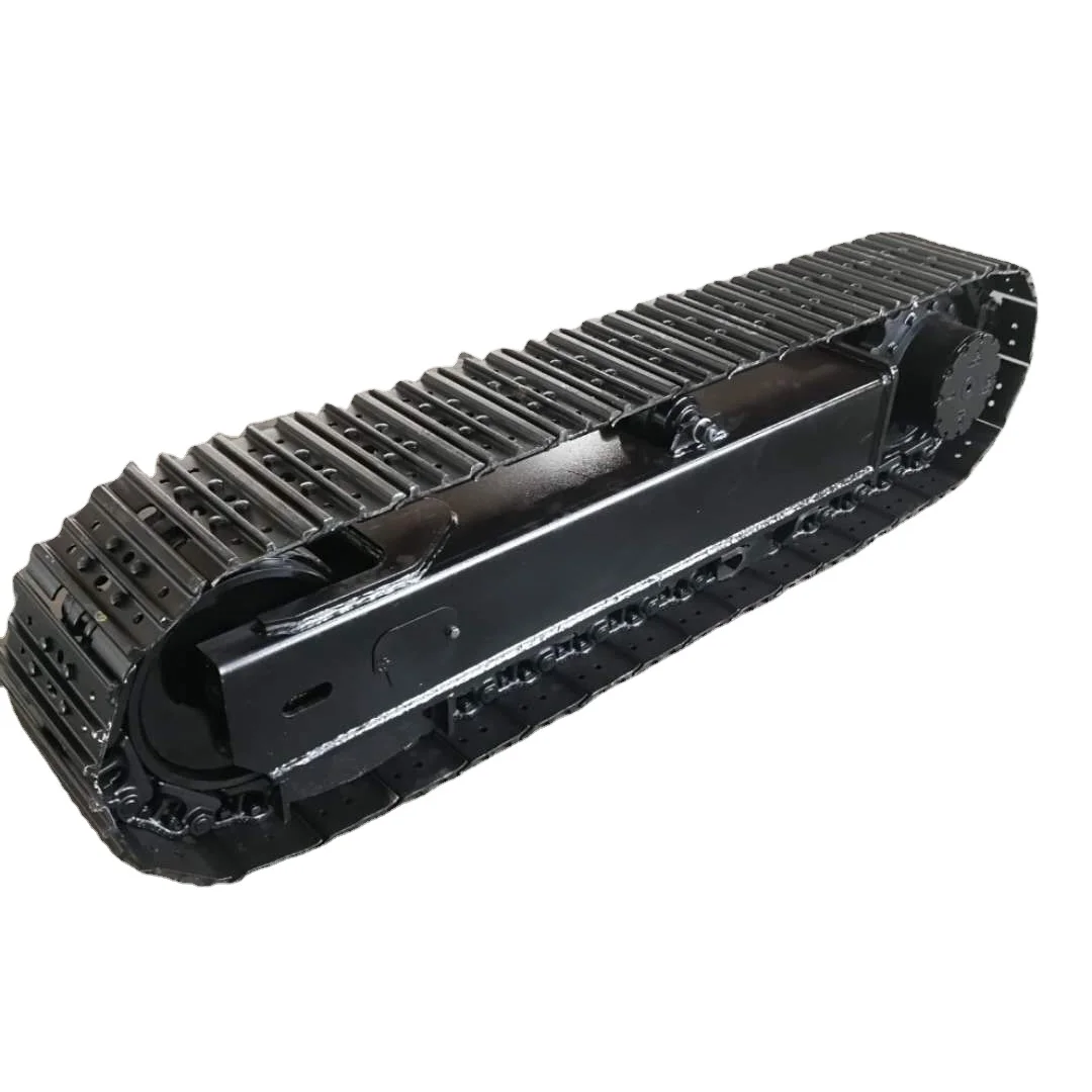 Factory Customized Steel  Rubber track Chassis from 0.5to 120t steel undercarriage for excavator