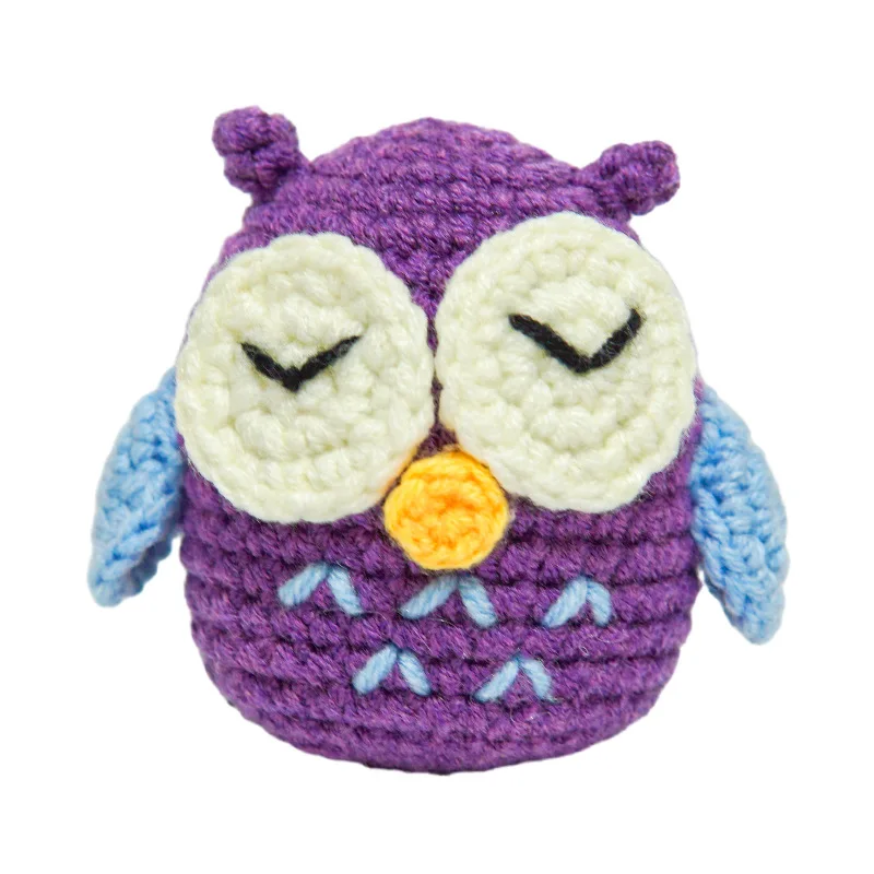 Z160 Educational Learn To Crochet Craft DIY  Frog penguin Owl Hand Knitting Yarn Crochet Starter Kit