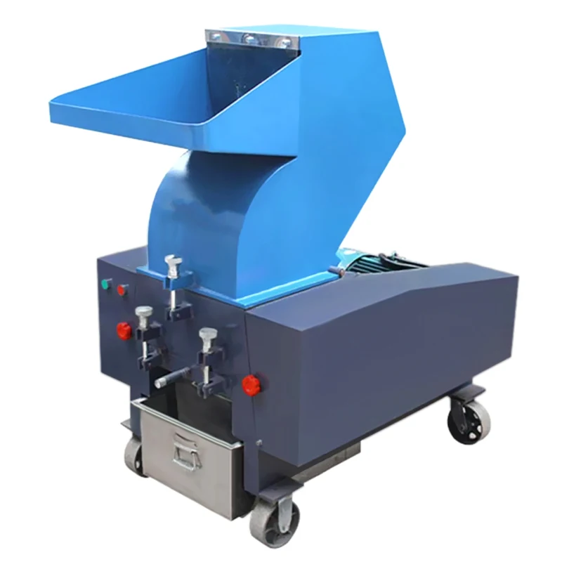 2 Pcs Stationary Blade Multi-Function Sturdy Plastic Crushing Machines 200 Kg/H Grinding Pacity Shredder Machine