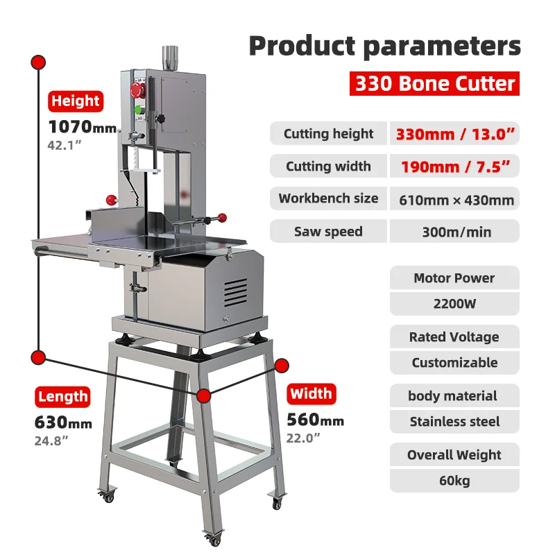 Electric Goat  Cow Pig Bone Machine Saw  Heavy Duty Meat Cutting Machine Bone Saw Machine