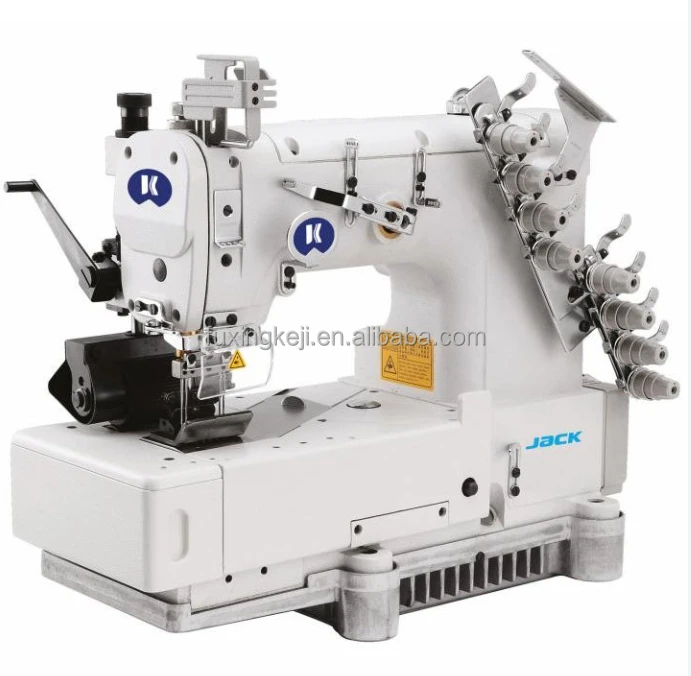 JACK 8009HF-0464-254P Multineedle With Automatic Thread Trimmer interlock machine Suitable for attaching elastic