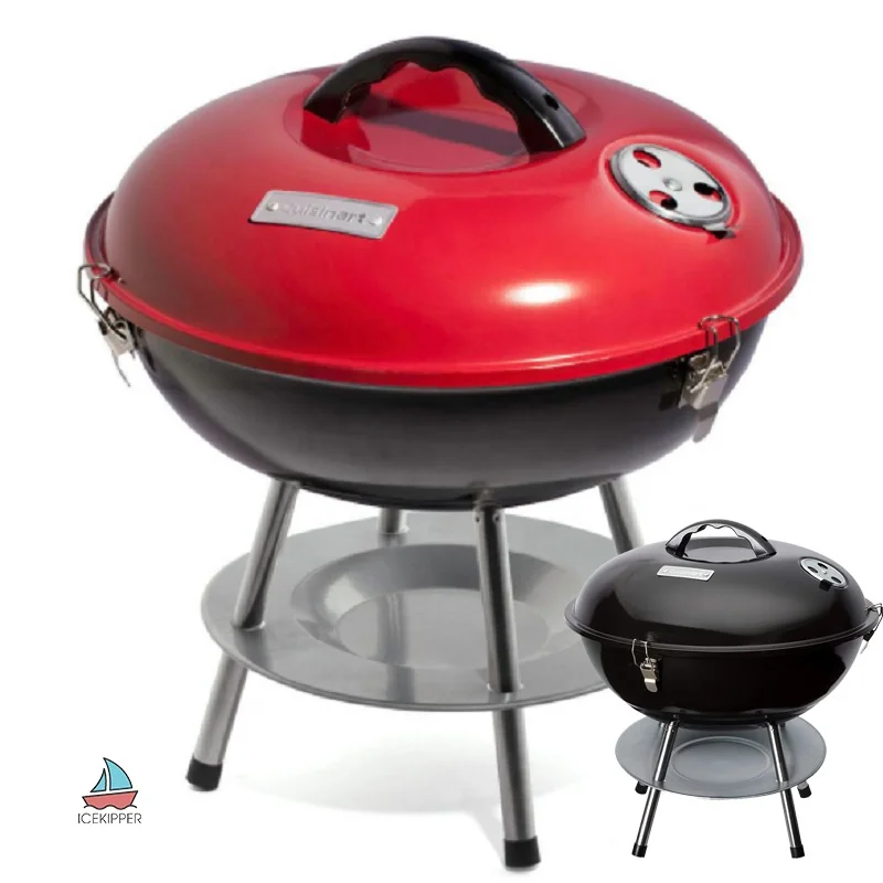 BBQ Grills Outdoor portable charcoal Smokeless BBQ Gas Grill Small Lightweight Charcoal BBQ Grill With Cover Smoker