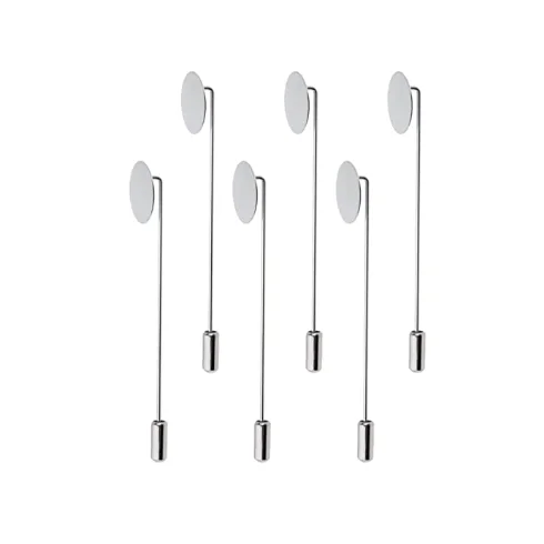 Blank glue pad Lapel Stick Pins
