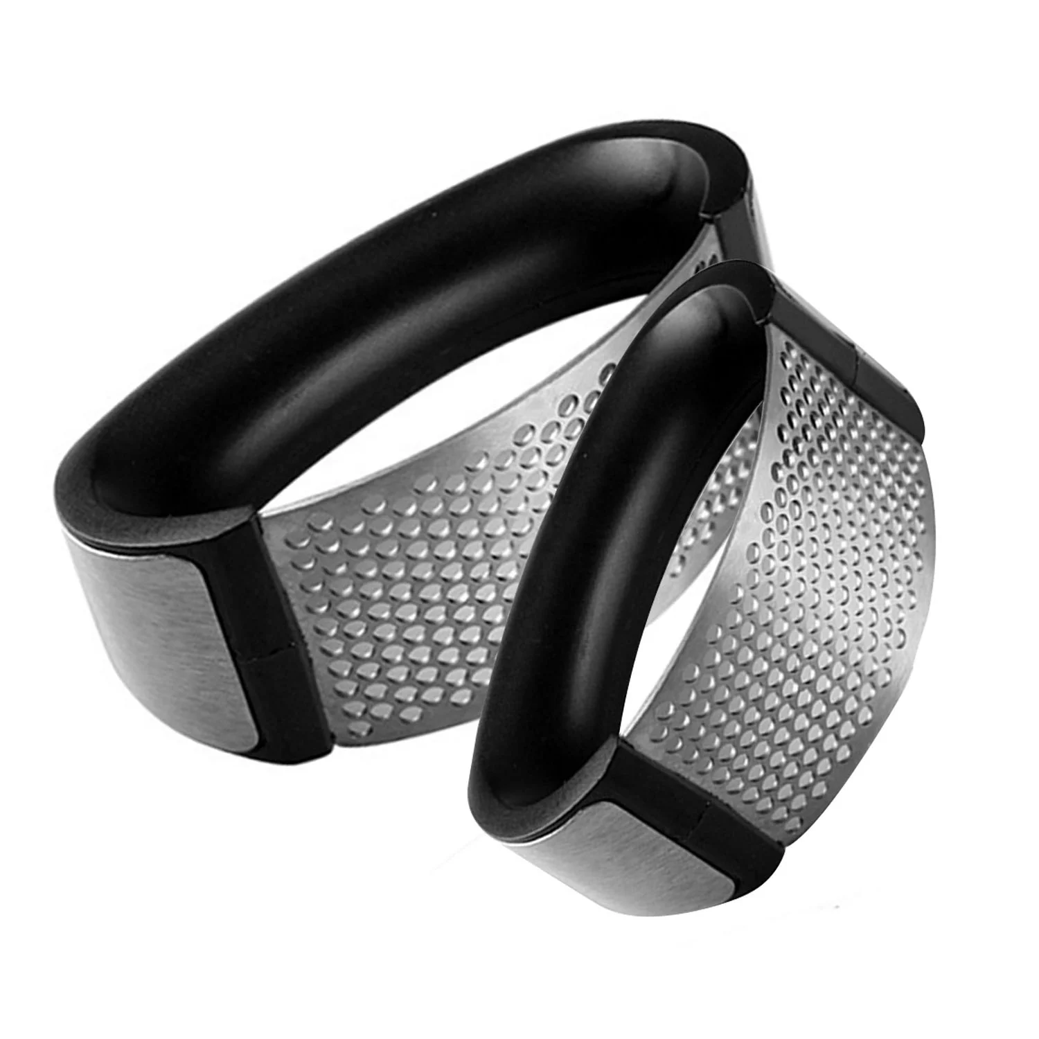 Garlic Press Rocker Stainless Steel Garlic Mincer Garlic & Ginger Crusher, Garlic Chopper, Kitchen Garlic Chopper