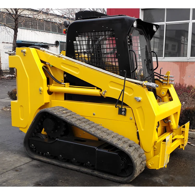 TS100 Skid Steer Loader Spare Parts Mini Rubber Track Front End Skid Steer Loader