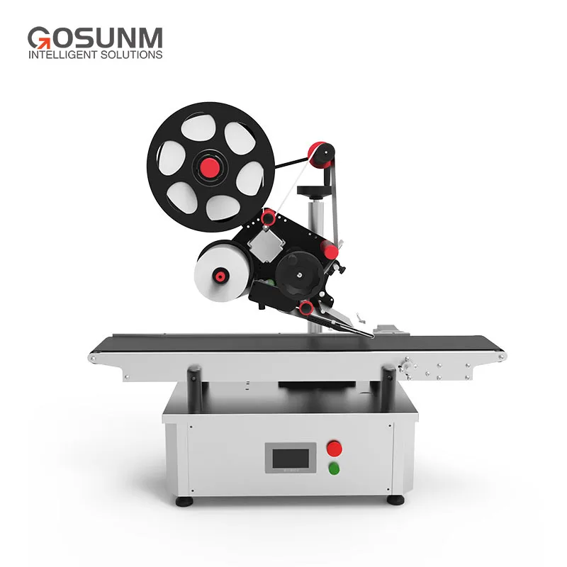 GOSUNM label sticker machine automatic labeling head for clothes label maker for carton