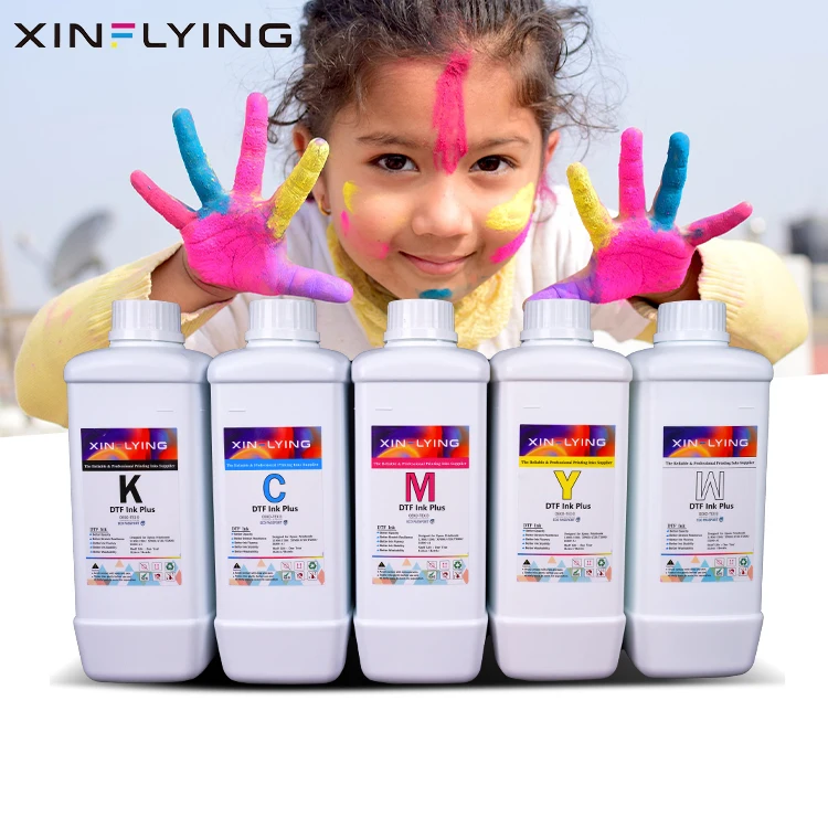 XinFlying DTF Ink for white ink printer dtf printer and hot melt powder PET film