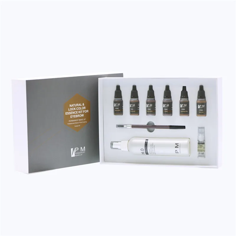 PMU BEAUTY, оптовая продажа, набор для перманентного макияжа, микроблейдинга, пигментный Набор для бровей